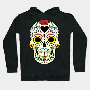 sugar skull mexican halloween Hoodie